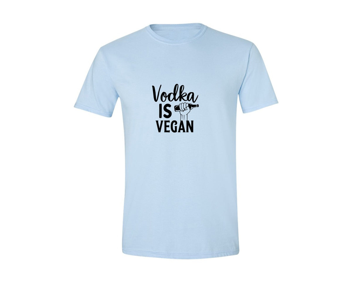 brand:Generic|color:Light Blue|Vodka Is Vegan 5 Graphic T-Shirt