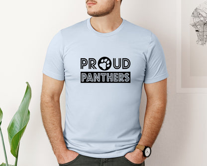 brand:Bella Canvas|color:Light Blue|Panthers 4 In 1 Pack Graphic T-Shirt