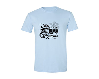 brand:Generic|color:Light Blue|I May Snap At Any Moment T Shirt Des Graphic T-Shirt