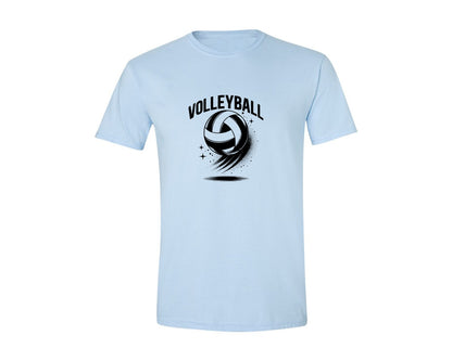 brand:Generic|color:Light Blue|Volleyball Player Sport Volley Graphic T-Shirt