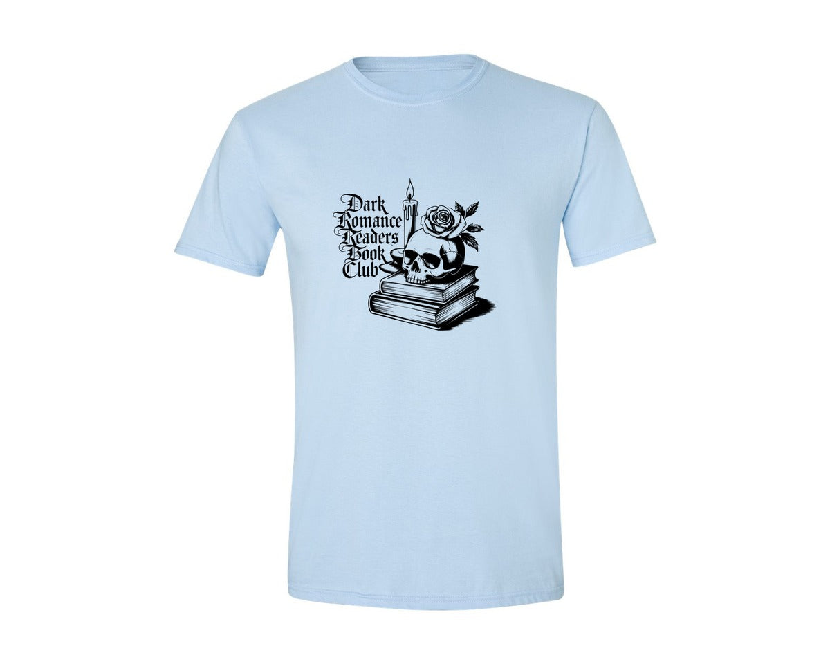 brand:Generic|color:Light Blue|Dark Romance Readers Book Club T Shi Graphic T-Shirt