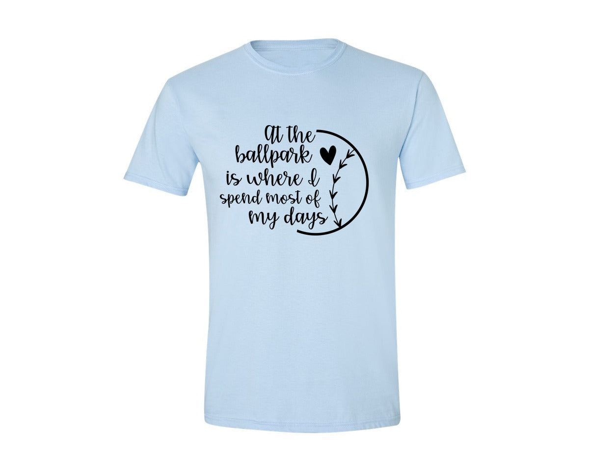 brand:Generic|color:Light Blue|Baseball Mom Softball Mom 2 Graphic T-Shirt