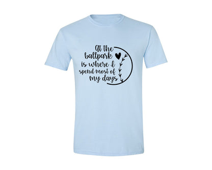 brand:Generic|color:Light Blue|Baseball Mom Softball Mom 2 Graphic T-Shirt
