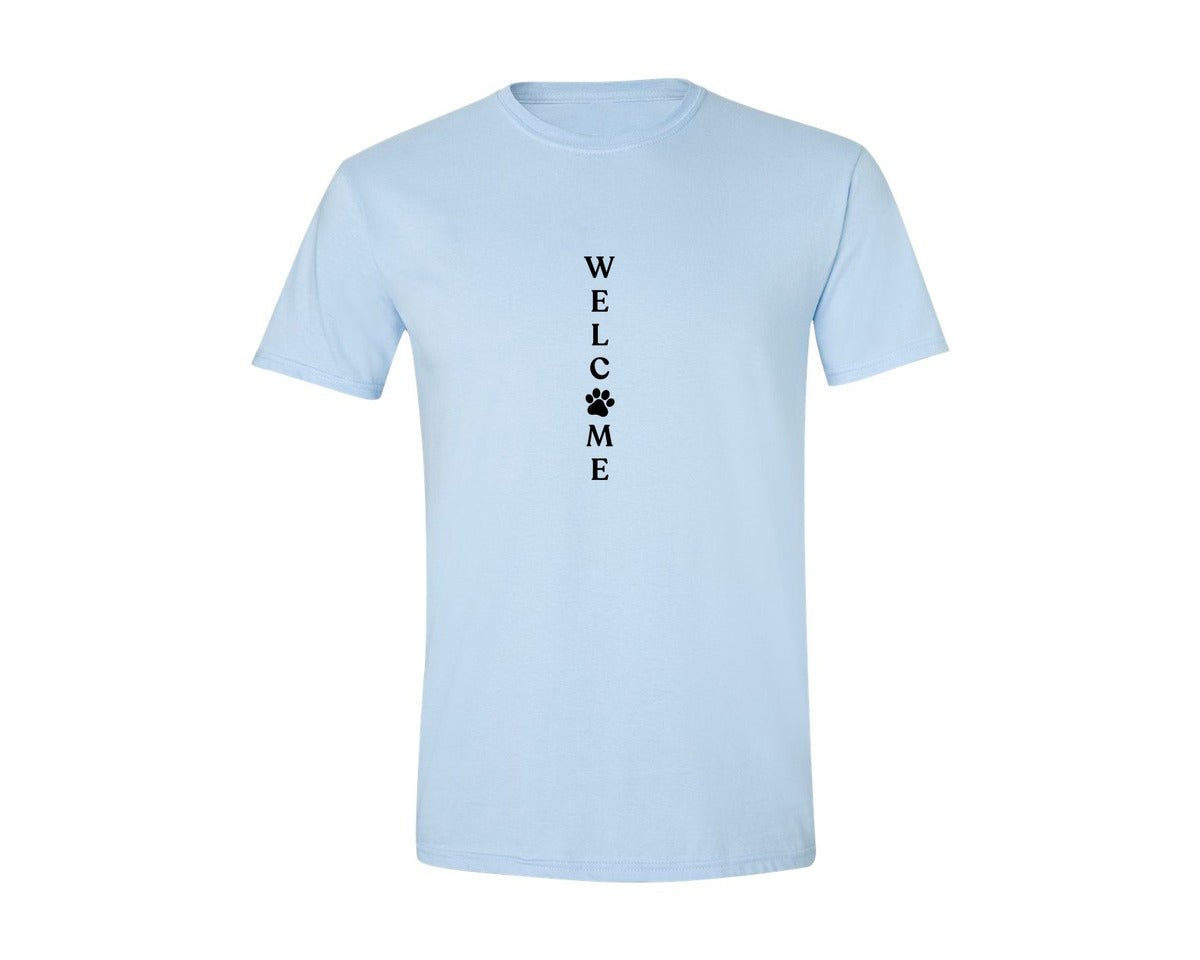 brand:Generic|color:Light Blue|Welcome Porch Sign 22 Graphic T-Shirt