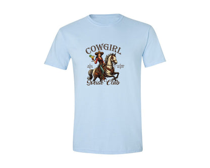 brand:Generic|color:Light Blue|Cowgirl Social Club Cowgirl Graphic T-Shirt