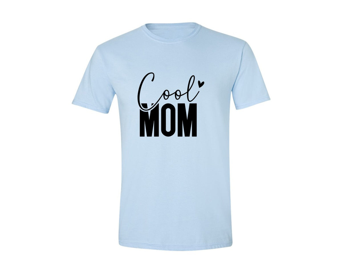 brand:Generic|color:Light Blue|Cool Mom Funny Mom Mama Graphic T-Shirt