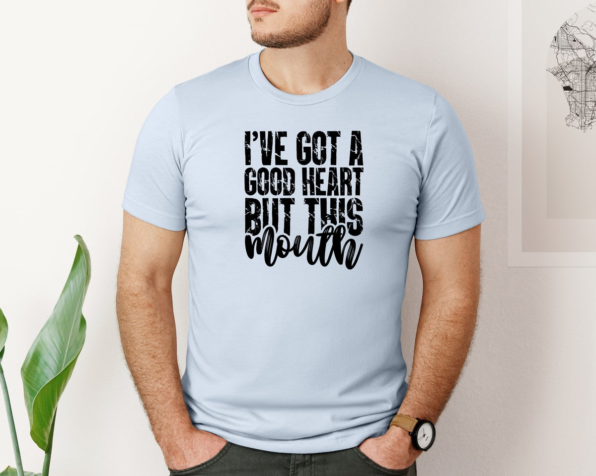 brand:Bella Canvas|color:Light Blue|Sarcastic Quotes Funny Graphic T-Shirt