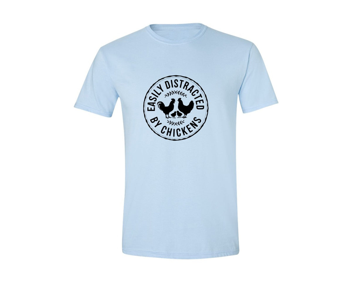 brand:Generic|color:Light Blue|Dont Ruffle My Feathers T Shirt Design 2 Graphic T-Shirt