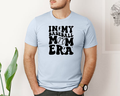 brand:Bella Canvas|color:Light Blue|Retro Sports Mom In My Mom Era Graphic T-Shirt