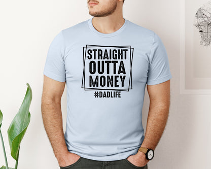 brand:Bella Canvas|color:Light Blue|Dad Fathers Day 5 Graphic T-Shirt