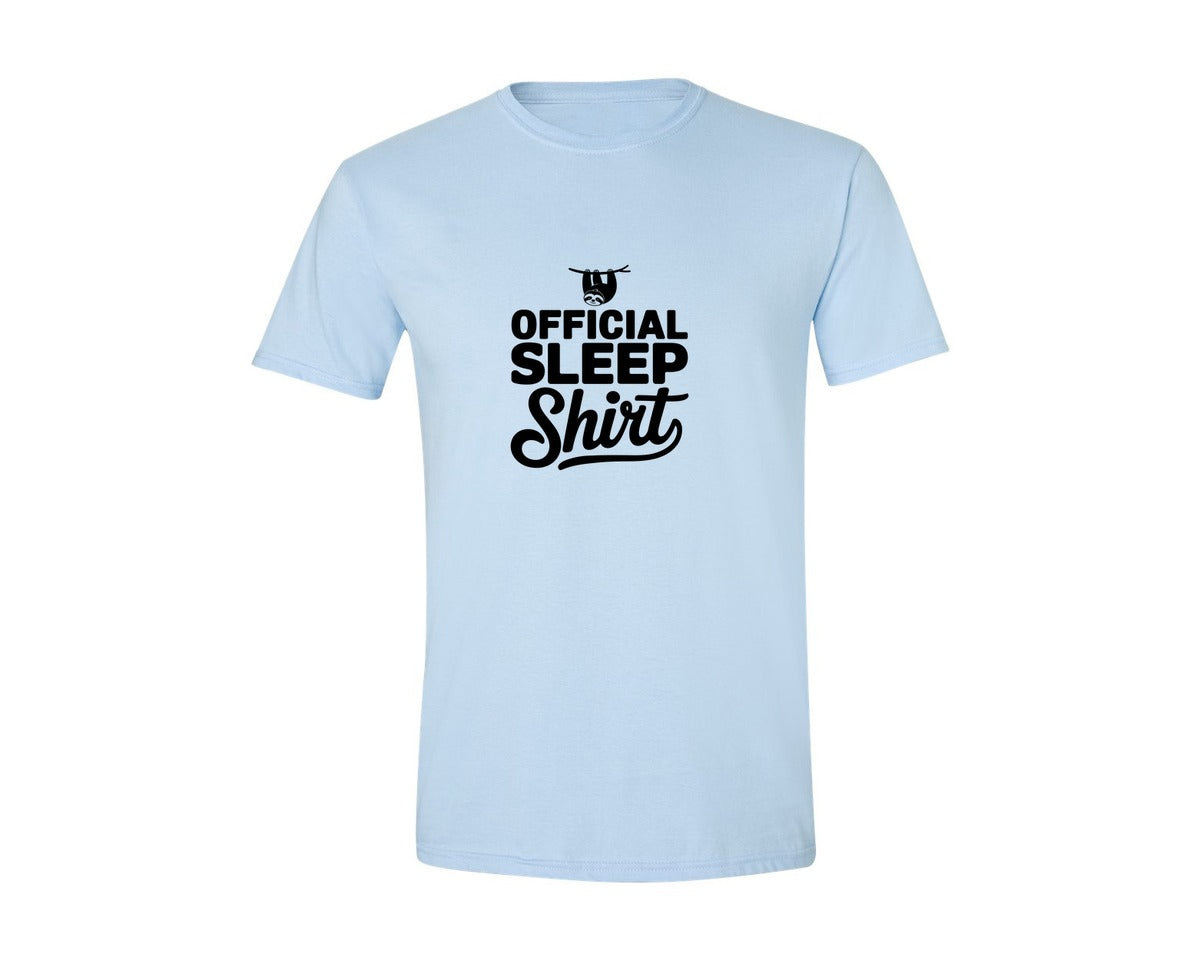 brand:Generic|color:Light Blue|Official Sleep Shirt T Shirt Graphic T-Shirt