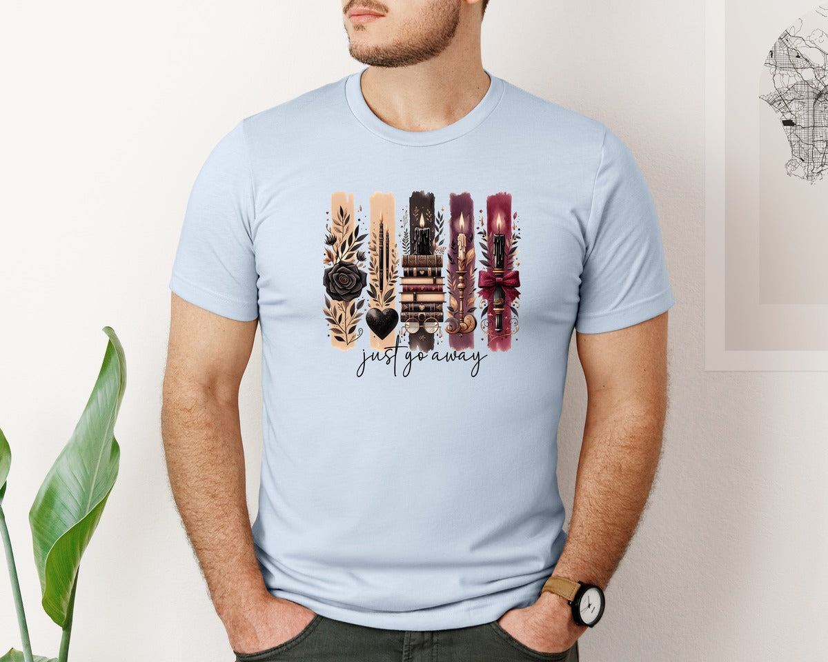 brand:Bella Canvas|color:Light Blue|Bookish Book Lover Reading Booktok 2 Graphic T-Shirt
