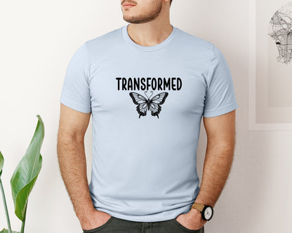 brand:Bella Canvas|color:Light Blue|Boho Christian Sleeve Design Graphic T-Shirt