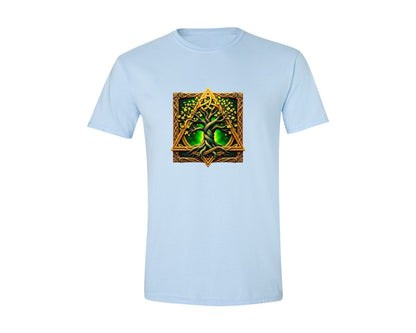 brand:Generic|color:Light Blue|Celtic Tree Of Life Mystical Tree Graphic T-Shirt