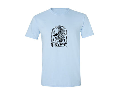 brand:Generic|color:Light Blue|Some Things Are Better Left Unsaid 4 Graphic T-Shirt