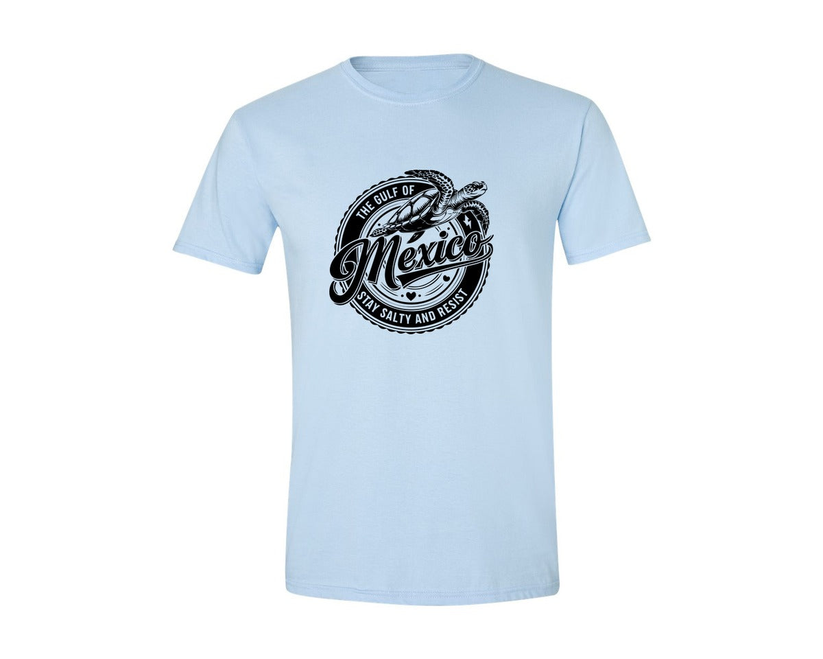 brand:Generic|color:Light Blue|Gulf Of Mexico Turtle Beach Graphic T-Shirt