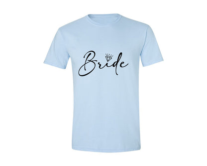 brand:Generic|color:Light Blue|Bride Wedding Bridal Party 2 Graphic T-Shirt