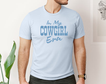 brand:Bella Canvas|color:Light Blue|Western Cowgirl 7 Graphic T-Shirt