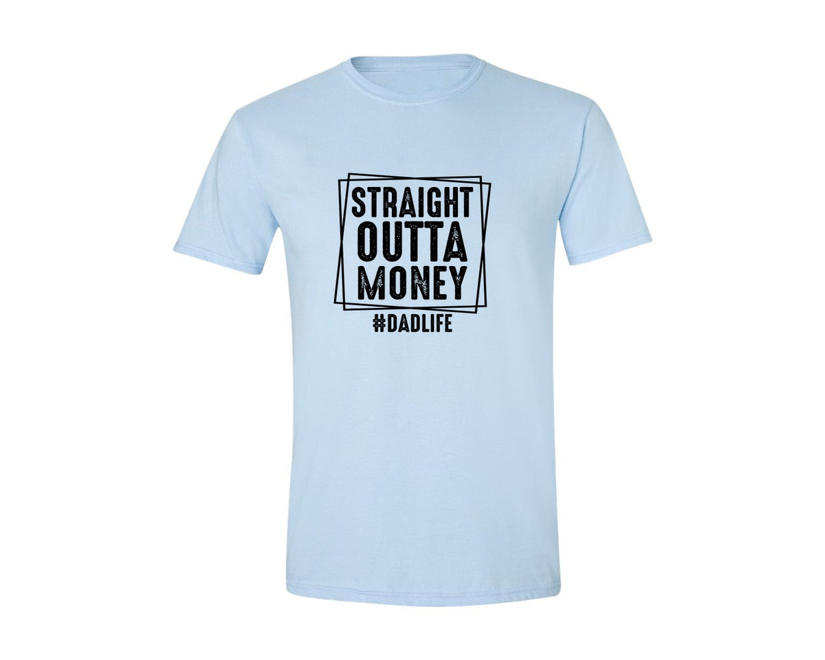 brand:Generic|color:Light Blue|Dad Fathers Day 5 Graphic T-Shirt
