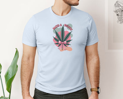 brand:Bella Canvas|color:Light Blue|Baked Boujee Funny 3 Graphic T-Shirt