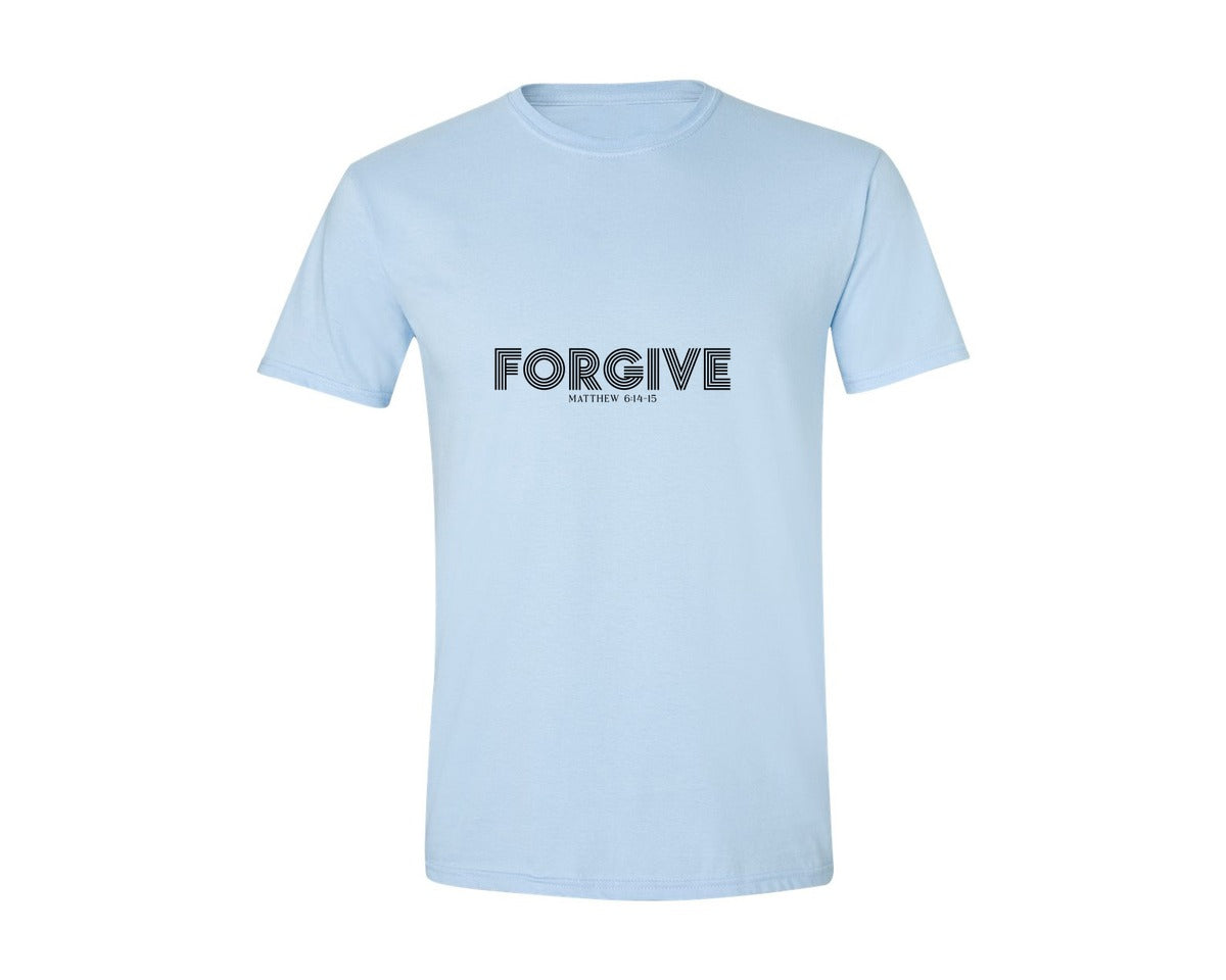 brand:Generic|color:Light Blue|Christian Jesus Faith 2 Graphic T-Shirt
