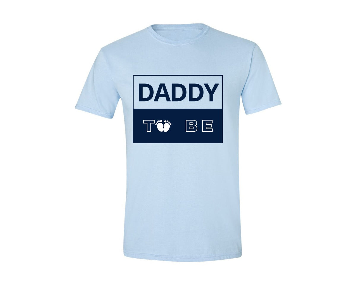brand:Generic|color:Light Blue|Daddy To Be Pregnancy Announcement 2 Graphic T-Shirt