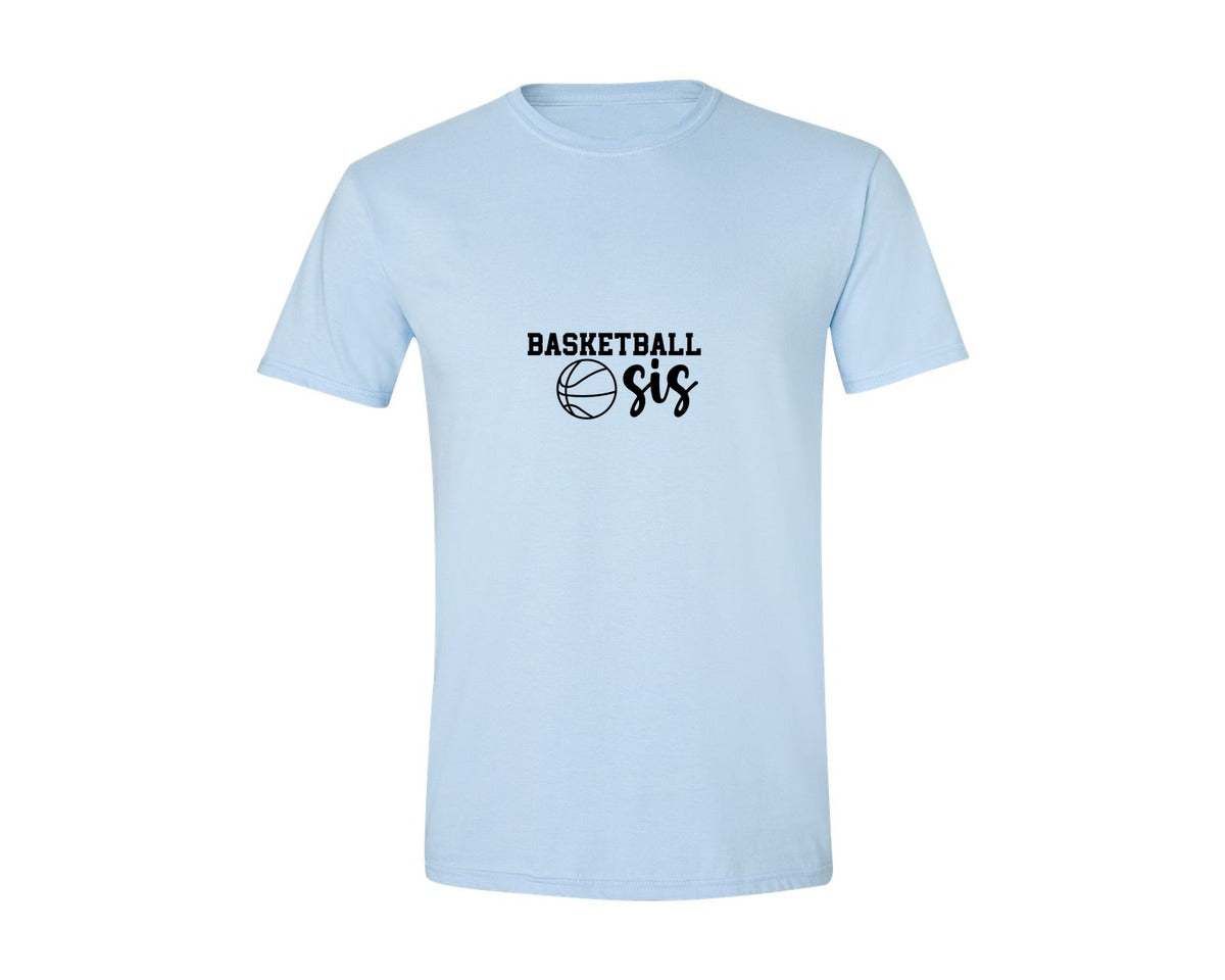 brand:Generic|color:Light Blue|Basketball Sis 2 Graphic T-Shirt