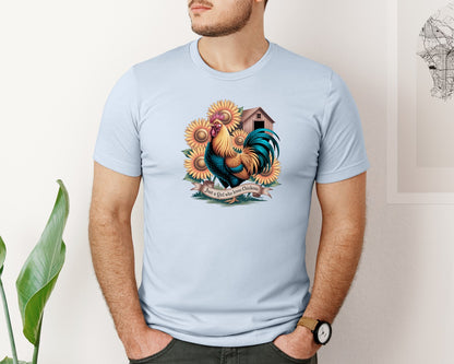 brand:Bella Canvas|color:Light Blue|Just A Girl Who Loves Chickens 10 Graphic T-Shirt