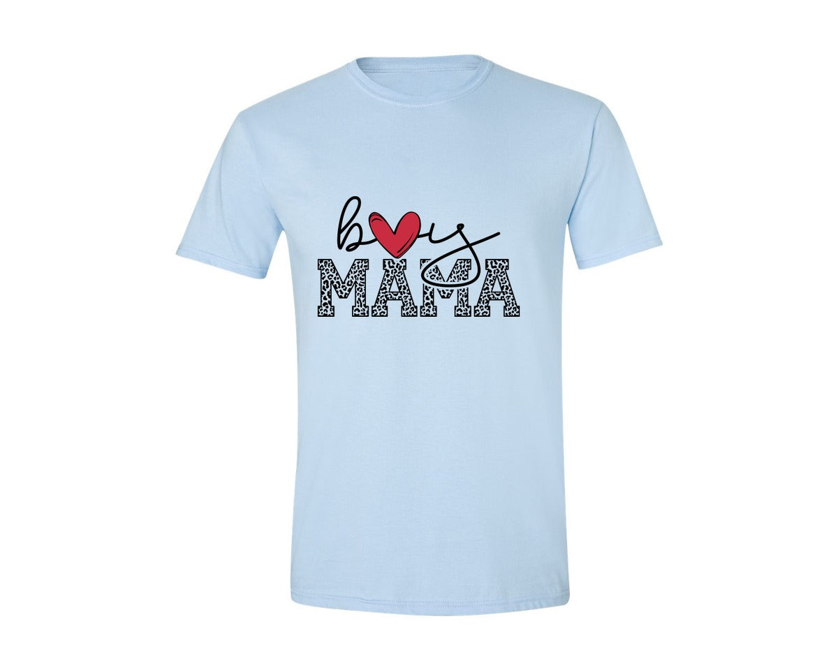 brand:Generic|color:Light Blue|Boy Mama Mama Boy 2 Graphic T-Shirt