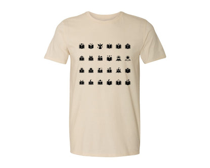 brand:Generic|color:Light Cream / Natural|Open Book With Fantasy Graphic T-Shirt