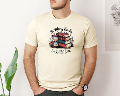 brand:Bella Canvas|color:Light Cream / Natural|Reading Book 8 Graphic T-Shirt