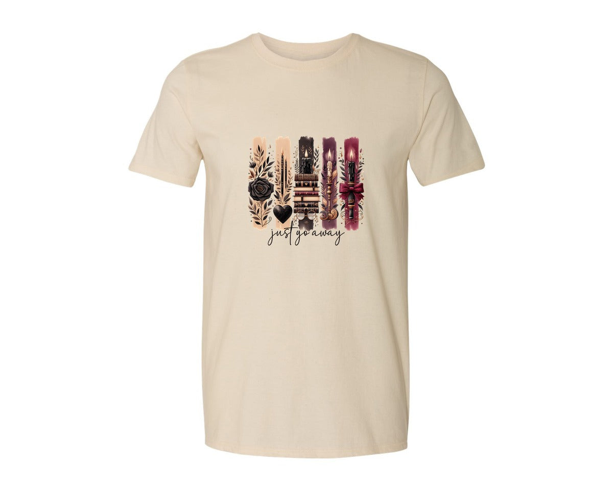 brand:Generic|color:Light Cream / Natural|Bookish Book Lover Reading Booktok 2 Graphic T-Shirt