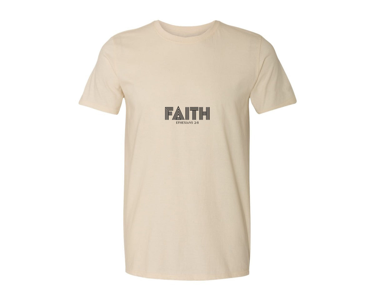 brand:Generic|color:Light Cream / Natural|Christian Jesus Religious Faith Graphic T-Shirt