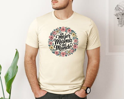 brand:Bella Canvas|color:Light Cream / Natural|Spanish Mothers Day 5 Graphic T-Shirt