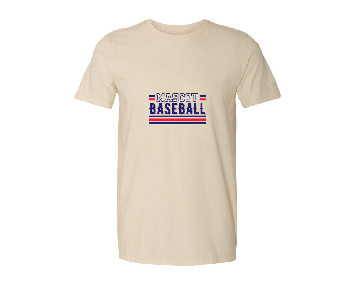 brand:Generic|color:Light Cream / Natural|Baseball Team Baseball Mom 2 Graphic T-Shirt