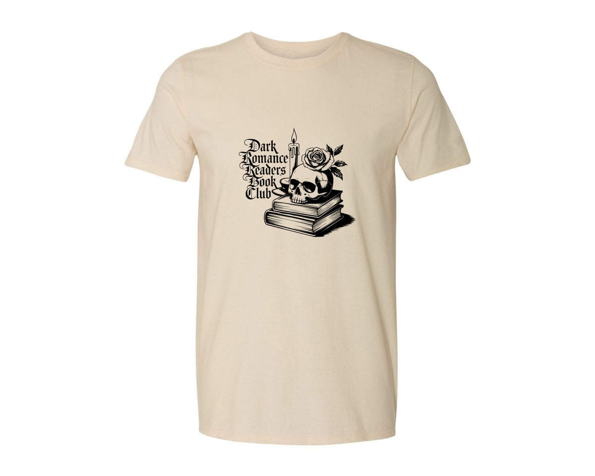 brand:Generic|color:Light Cream / Natural|Dark Romance Readers Book Club T Shi Graphic T-Shirt