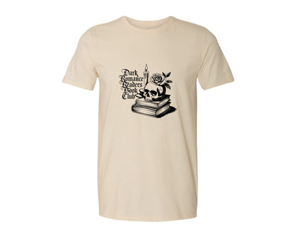 brand:Generic|color:Light Cream / Natural|Dark Romance Readers Book Club T Shi Graphic T-Shirt