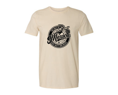 brand:Generic|color:Light Cream / Natural|Gulf Of Mexico Turtle Beach Graphic T-Shirt