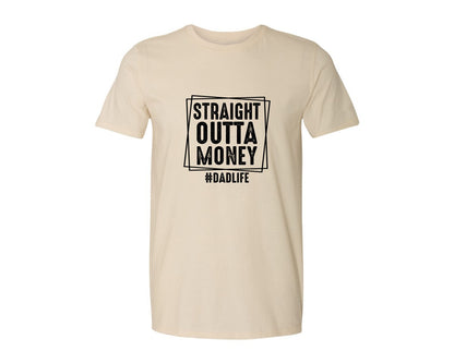 brand:Generic|color:Light Cream / Natural|Dad Fathers Day 5 Graphic T-Shirt