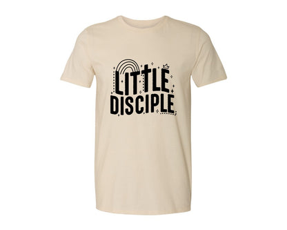 brand:Generic|color:Light Cream / Natural|Retro Little Disciple Tshirt Kids Graphic T-Shirt