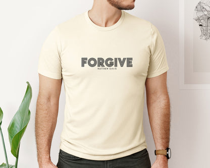 brand:Bella Canvas|color:Light Cream / Natural|Christian Jesus Faith 2 Graphic T-Shirt