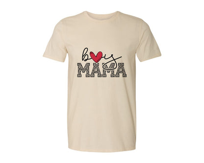brand:Generic|color:Light Cream / Natural|Boy Mama Mama Boy 2 Graphic T-Shirt