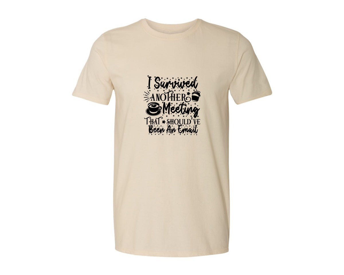 brand:Generic|color:Light Cream / Natural|Funny Office Coffee Mug 2 Graphic T-Shirt