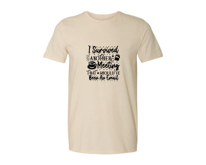 brand:Generic|color:Light Cream / Natural|Funny Office Coffee Mug 2 Graphic T-Shirt