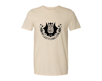 brand:Generic|color:Light Cream / Natural|There It Goes My Last Flying Fck 3 Graphic T-Shirt