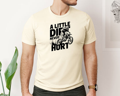 brand:Bella Canvas|color:Light Cream / Natural|A Little Dirt Never Hurt T Shirt Des Graphic T-Shirt