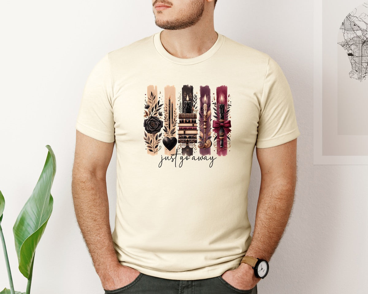 brand:Bella Canvas|color:Light Cream / Natural|Bookish Book Lover Reading Booktok 2 Graphic T-Shirt