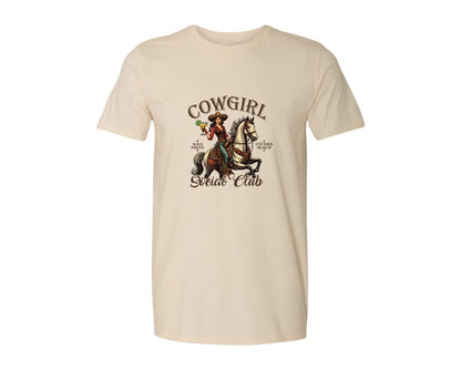 brand:Generic|color:Light Cream / Natural|Cowgirl Social Club Cowgirl Graphic T-Shirt