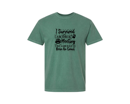 brand:Comfort Colors|color:Light Green|Funny Office Coffee Mug 2 Graphic T-Shirt
