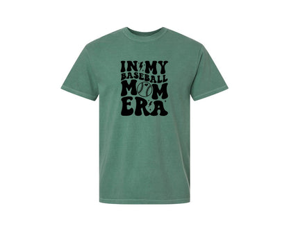 brand:Comfort Colors|color:Light Green|Retro Sports Mom In My Mom Era Graphic T-Shirt